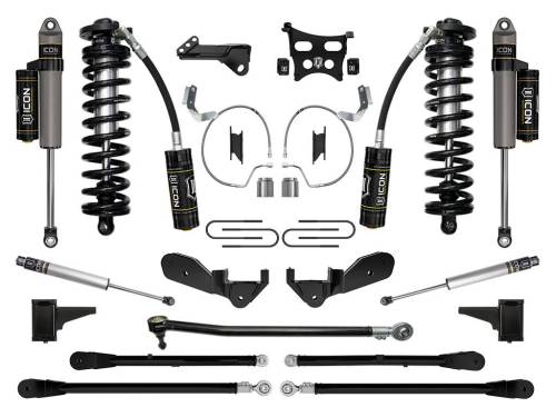 Icon Vehicle Dynamics - ICON Vehicle Dynamics 23 FORD F250/F350 4-5.5" STAGE 6 COILOVER CONVERSION SYSTEM - K63176