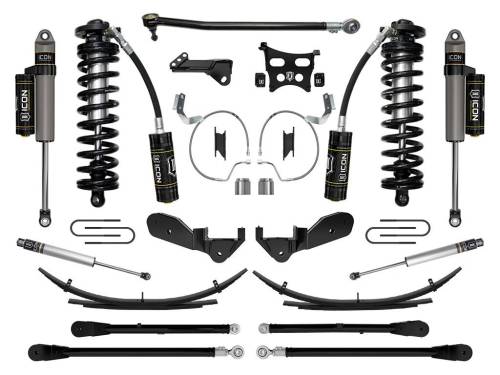 Icon Vehicle Dynamics - ICON Vehicle Dynamics 23 FORD F250/F350 4-5.5" STAGE 6 COILOVER CONVERSION SYS W/ EXPANSION PACKS - K63176L