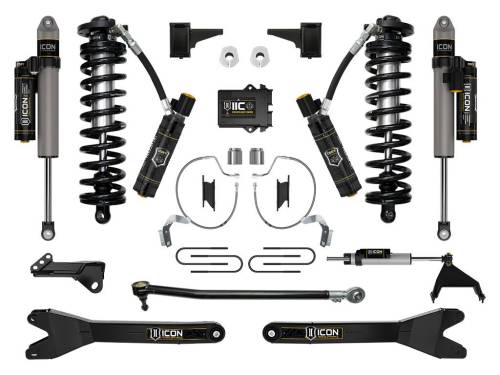 Icon Vehicle Dynamics - ICON Vehicle Dynamics 23 FORD F250/F350 4-5.5" STAGE 8 COILOVER CONVERSION SYSTEM W/ RADIUS ARMS - K63178R