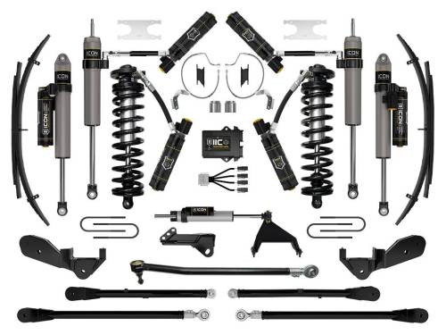 Icon Vehicle Dynamics - ICON Vehicle Dynamics 23 FORD F250/F350 4-5.5" STAGE 9 COILOVER CONVERSION SYS W/ EXPANSION PACKS - K63179L