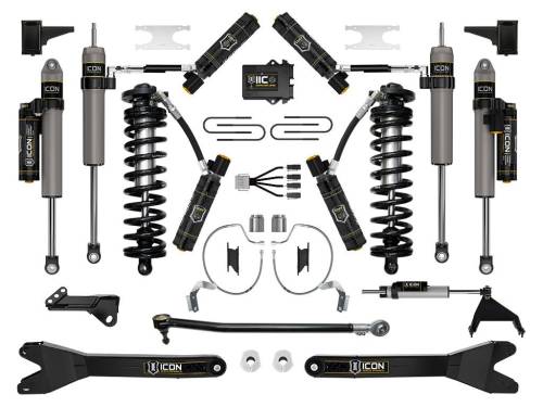 Icon Vehicle Dynamics - ICON Vehicle Dynamics 23 FORD F250/F350 4-5.5" STAGE 9 COILOVER CONVERSION SYSTEM W/ RADIUS ARMS - K63179R