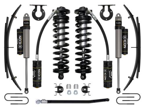 Icon Vehicle Dynamics - ICON Vehicle Dynamics 08-10 FORD F250/F350 2.5-3" STAGE 3 COILOVER CONVERSION SYSTEM W EXPANSION PACK - K63183