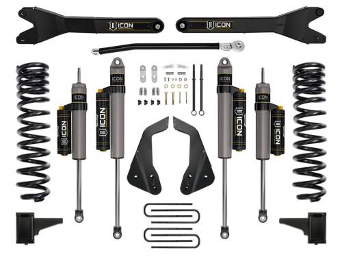 Icon Vehicle Dynamics - ICON Vehicle Dynamics 05-07 FORD F250/F350 4.5" STAGE 4 SUSPENSION SYSTEM W RADIUS ARM - K64503R