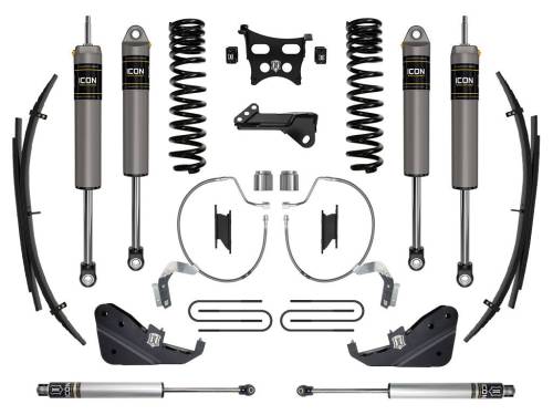 Icon Vehicle Dynamics - ICON Vehicle Dynamics 23 FORD F250/F350 4.5" STAGE 3 SUSPENSION SYSTEM GAS W/ EXPANSION PACKS - K64533L