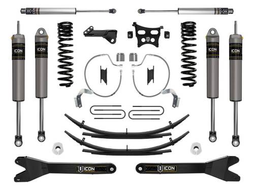 Icon Vehicle Dynamics - ICON Vehicle Dynamics 23 FORD F250/F350 4.5" STAGE 3 SUSP SYS GAS W/ RADIUS ARMS/EXPANSION PACKS - K64533RL