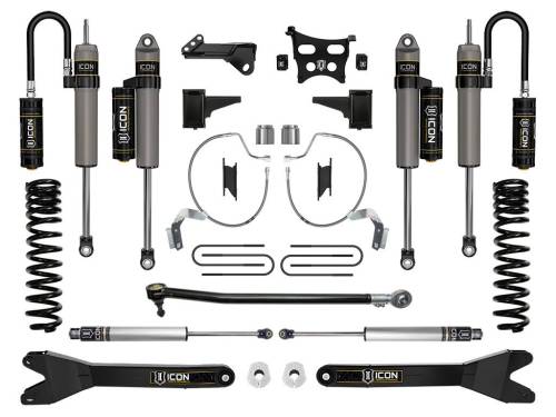 Icon Vehicle Dynamics - ICON Vehicle Dynamics 23 FORD F250/F350 4.5" STAGE 4 SUSPENSION SYSTEM GAS W/ RADIUS ARMS - K64534R