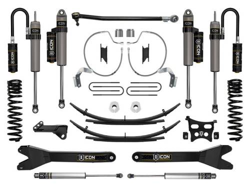 Icon Vehicle Dynamics - ICON Vehicle Dynamics 23 FORD F250/F350 4.5" STAGE 4 SUSP SYS GAS W/ RADIUS ARMS/EXPANSION PACKS - K64534RL