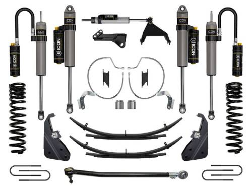 Icon Vehicle Dynamics - ICON Vehicle Dynamics 23 FORD F250/F350 4.5" STAGE 5 SUSPENSION SYSTEM GAS W/ EXPANSION PACKS - K64535L