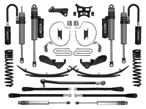 Icon Vehicle Dynamics - ICON Vehicle Dynamics 23 FORD F250/F350 4.5" STAGE 6 SUSPENSION SYSTEM GAS W/ EXPANSION PACKS - K64536L