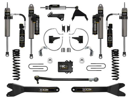 Icon Vehicle Dynamics - ICON Vehicle Dynamics 23 FORD F250/F350 4.5" STAGE 8 SUSPENSION SYSTEM GAS W/ RADIUS ARMS - K64538R