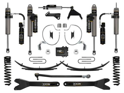 Icon Vehicle Dynamics - ICON Vehicle Dynamics 23 FORD F250/F350 4.5" STAGE 8 SUSP SYS GAS W/ RADIUS ARMS/EXPANSION PACKS - K64538RL