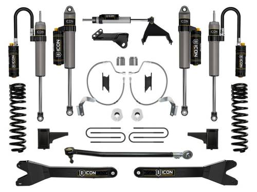 Icon Vehicle Dynamics - ICON Vehicle Dynamics 23 FORD F250/F350 4.5" STAGE 5 SUSPENSION SYSTEM DIESEL W/ RADIUS ARMS - K64545R