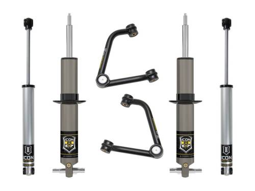 Icon Vehicle Dynamics - ICON Vehicle Dynamics 19-23 GM 1500 2.38-3.75" STAGE 2 EXP SUSPENSION SYSTEM W TUBULAR UCA - K73072T