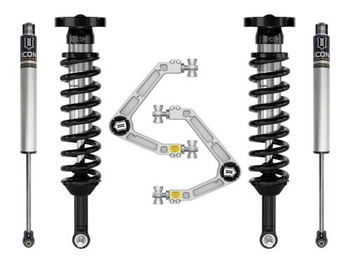 Icon Vehicle Dynamics - ICON Vehicle Dynamics 23-24 GM CANYON/COLORADO 1.75-2.5" STAGE 2 SUSPENSION SYSTEM W BILLET UCA - K73082