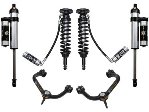 Icon Vehicle Dynamics - ICON Vehicle Dynamics 09-13 FORD F150 4WD 1.75-2.63" STAGE 4 SUSPENSION SYSTEM W TUBULAR UCA - K93004T