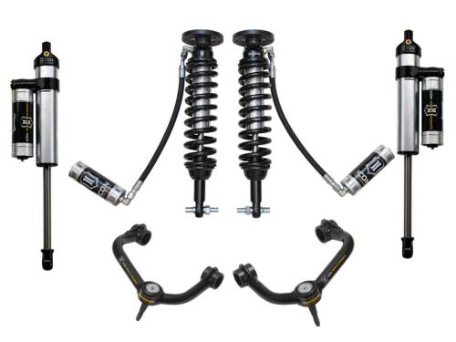 Icon Vehicle Dynamics - ICON Vehicle Dynamics 2014 FORD F150 4WD 1.75-2.63" STAGE 4 SUSPENSION SYSTEM W TUBULAR UCA - K93064T