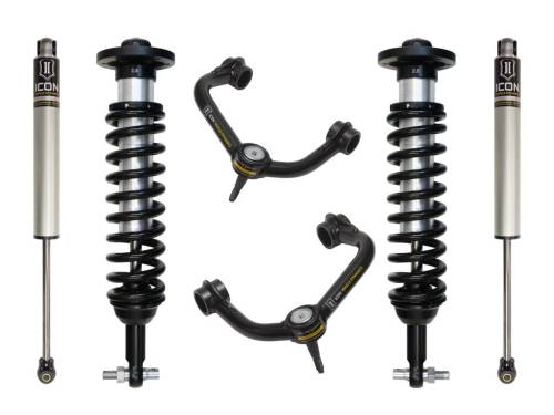 Icon Vehicle Dynamics - ICON Vehicle Dynamics 2014 FORD F150 2WD 0-2.63" STAGE 2 SUSPENSION SYSTEM W TUBULAR UCA - K93072T