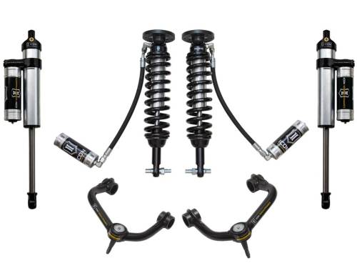 Icon Vehicle Dynamics - ICON Vehicle Dynamics 2014 FORD F150 2WD 1.75-2.63" STAGE 4 SUSPENSION SYSTEM W TUBULAR UCA - K93074T