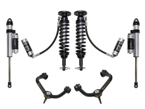 Icon Vehicle Dynamics - ICON Vehicle Dynamics 2014 FORD F150 2WD 1.75-2.63" STAGE 5 SUSPENSION SYSTEM W TUBULAR UCA - K93075T