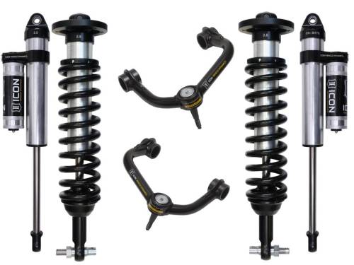 Icon Vehicle Dynamics - ICON Vehicle Dynamics 2015-2020 FORD F150 4WD 0-2.63" STAGE 3 SUSPENSION SYSTEM W TUBULAR UCA - K93083T