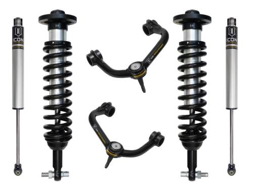 Icon Vehicle Dynamics - ICON Vehicle Dynamics 21-23 FORD F150 4WD 0-2.75" STAGE 2 SUSPENSION SYSTEM W TUBULAR UCA - K93112T