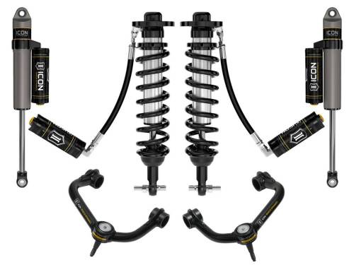 Icon Vehicle Dynamics - ICON Vehicle Dynamics 21-23 FORD F150 2WD 0-3" STAGE 4 SUSPENSION SYSTEM W TUBULAR UCA - K93124T