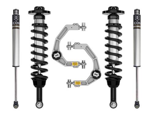 Icon Vehicle Dynamics - ICON Vehicle Dynamics 21-23 FORD F150 4WD 2.75-3.5" STAGE 1 SUSPENSION SYSTEM W BILLET UCA - K93131