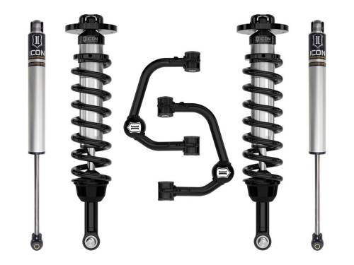 Icon Vehicle Dynamics - ICON Vehicle Dynamics 21-23 FORD F150 4WD 2.75-3.5" STAGE 1 SUSPENSION SYSTEM W TUBULAR UCA - K93131T