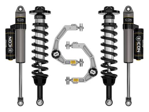 Icon Vehicle Dynamics - ICON Vehicle Dynamics 21-23 FORD F150 4WD 2.75-3.5" STAGE 2 SUSPENSION SYSTEM W BILLET UCA - K93132