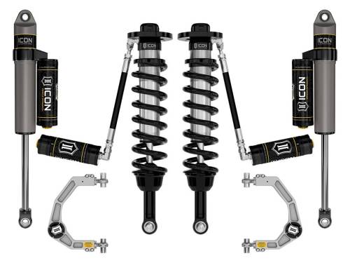 Icon Vehicle Dynamics - ICON Vehicle Dynamics 21-23 FORD F150 4WD 2.75-3.5" STAGE 3 SUSPENSION SYSTEM W BILLET UCA - K93133