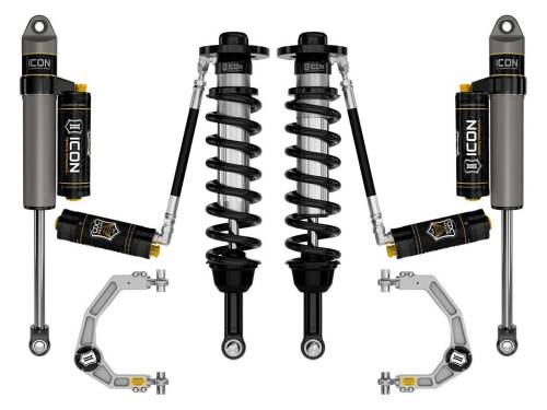 Icon Vehicle Dynamics - ICON Vehicle Dynamics 21-23 FORD F150 4WD 2.75-3.5" STAGE 4 SUSPENSION SYSTEM W BILLET UCA - K93134