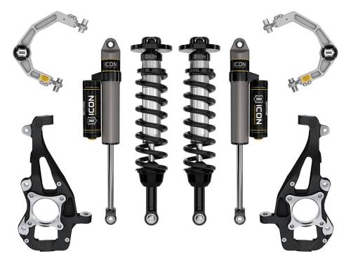 Icon Vehicle Dynamics - ICON Vehicle Dynamics 21-23 FORD F150 4WD 3.5-4.5" STAGE 2 SUSPENSION SYSTEM W BILLET UCA - K93142