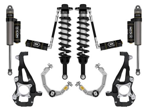 Icon Vehicle Dynamics - ICON Vehicle Dynamics 21-23 FORD F150 4WD 3.5-4.5" STAGE 3 SUSPENSION SYSTEM W BILLET UCA - K93143