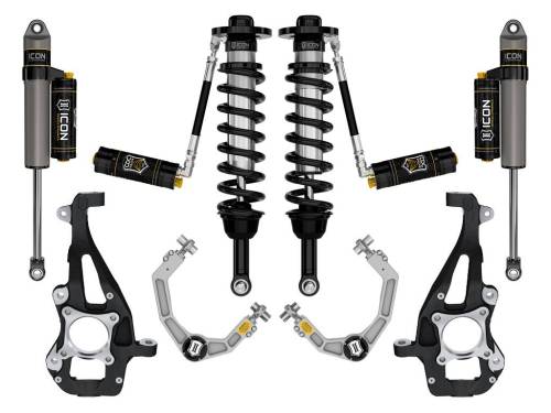 Icon Vehicle Dynamics - ICON Vehicle Dynamics 21-23 FORD F150 4WD 3.5-4.5" STAGE 4 SUSPENSION SYSTEM W BILLET UCA - K93144