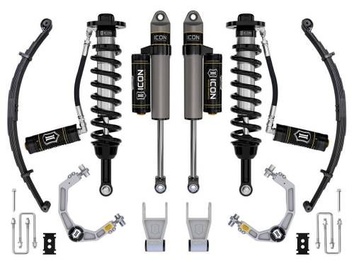 Icon Vehicle Dynamics - ICON Vehicle Dynamics 21-23 FORD F150 TREMOR 4WD 2.5-3" STAGE 3 SUSPENSION SYS BILLET UCA / LEAF PACK - K93163L