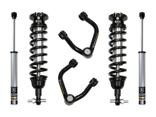 Icon Vehicle Dynamics - ICON Vehicle Dynamics 20-23 FORD RANGER 0-3.5" STAGE 2 SUSPENSION SYSTEM W TUBULAR UCA STEEL KNUCKLE - K93202TS