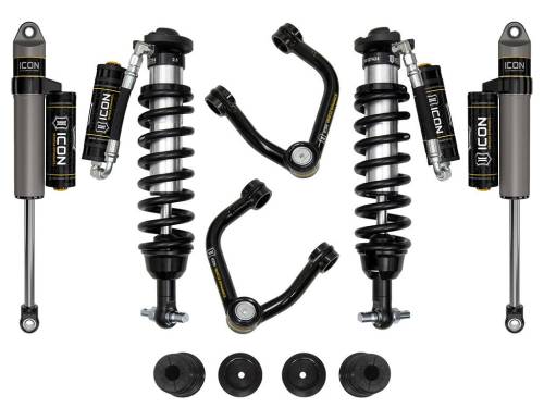 Icon Vehicle Dynamics - ICON Vehicle Dynamics 20-23 FORD RANGER 0-3.5" STAGE 4 SUSPENSION SYSTEM W TUBULAR UCA STEEL KNUCKLE - K93204TS