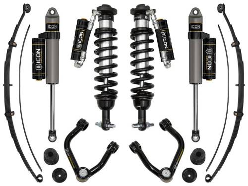 Icon Vehicle Dynamics - ICON Vehicle Dynamics 20-23 FORD RANGER 0-3.5" STAGE 7 SUSPENSION SYSTEM W TUBULAR UCA STEEL KNUCKLE - K93207TS