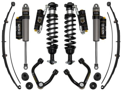 Icon Vehicle Dynamics - ICON Vehicle Dynamics 20-23 FORD RANGER 0-3.5" STAGE 8 SUSPENSION SYSTEM W TUBULAR UCA STEEL KNUCKLE - K93208TS