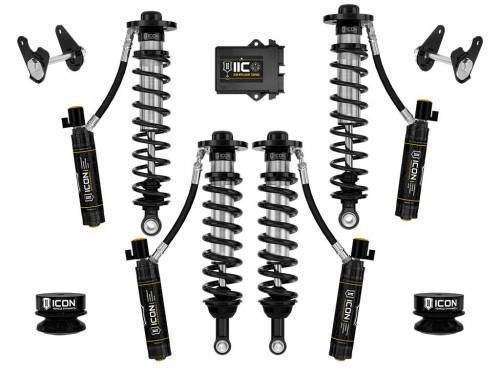 Icon Vehicle Dynamics - ICON Vehicle Dynamics 22-23 FORD F150 LIGHTNING -3.5"-0" STAGE 4 LOWERING SUSPENSION SYSTEM - K93254