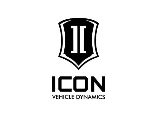 Icon Vehicle Dynamics - ICON Vehicle Dynamics 6 IN TALL ICON STACK BLACK - STICKER-STACK 6 IN B