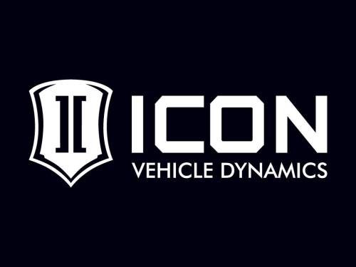 Icon Vehicle Dynamics - ICON Vehicle Dynamics 12 IN WIDE ICON STANDARD WHITE - STICKER-STD 12 IN W