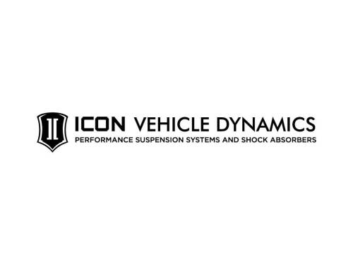 Icon Vehicle Dynamics - ICON Vehicle Dynamics 18 IN WIDE ICON TAGLINE BLACK - STICKER-TAGLINE 18 IN B