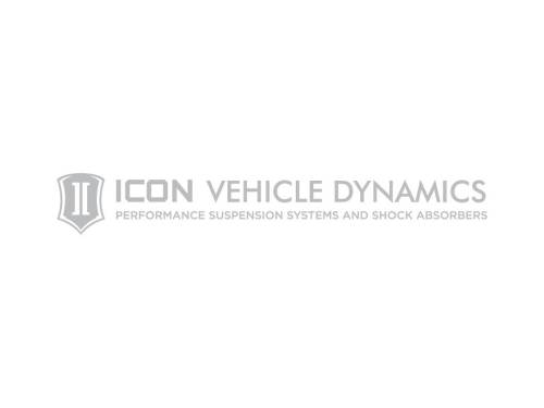 Icon Vehicle Dynamics - ICON Vehicle Dynamics 18 IN WIDE ICON TAGLINE SILVER - STICKER-TAGLINE 18 IN S