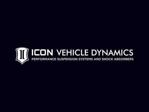 Icon Vehicle Dynamics - ICON Vehicle Dynamics 18 IN WIDE ICON TAGLINE WHITE - STICKER-TAGLINE 18 IN W