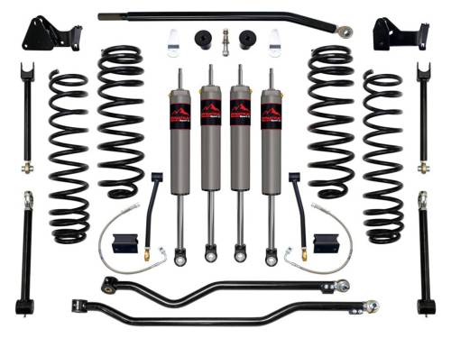 Dynatrac - Dynatrac 07-18 JEEP JK 4.5" SUSPENSION LIFT SYSTEM 4 - JK45-1X5310-L4