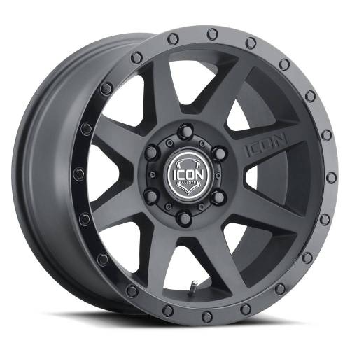 ICON Alloys - ICON ALLOYS REBOUND DBL BLK - 17 X 8.5 / 5 X 150 / 25MM / 5.75" BS - 1817855557DB