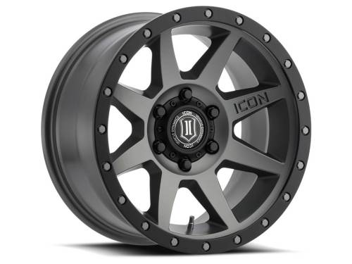 ICON Alloys - ICON ALLOYS REBOUND TITANIUM - 17 X 8.5 / 5 X 150 / 25MM / 5.75" BS - 1817855557TT