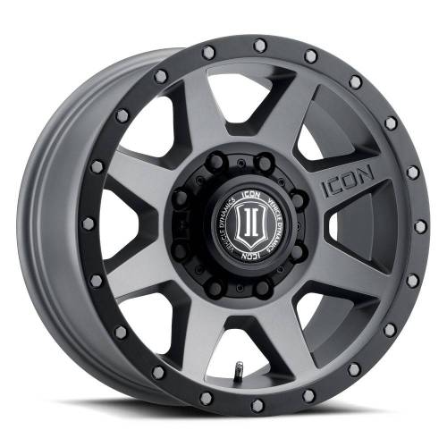 ICON Alloys - ICON ALLOYS REBOUND HD TITANIUM - 17 X 8.5 / 8 X 6.5 / 13MM / 5.25" BS - 1817858052TT