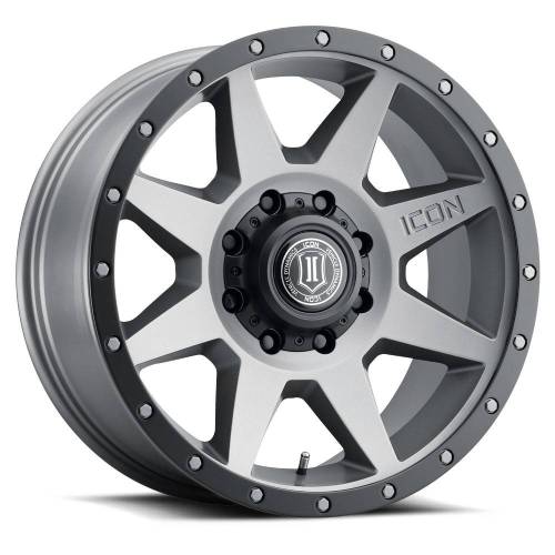 ICON Alloys - ICON ALLOYS REBOUND TITANIUM - 20 X 9 / 8 x 6.5" / 12MM / 5.5" BS - 1820908055TT